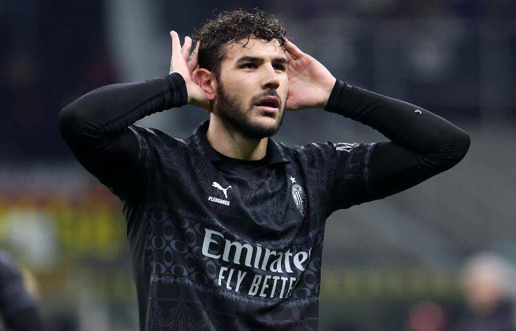 Gol Theo Hernandez con il Milan