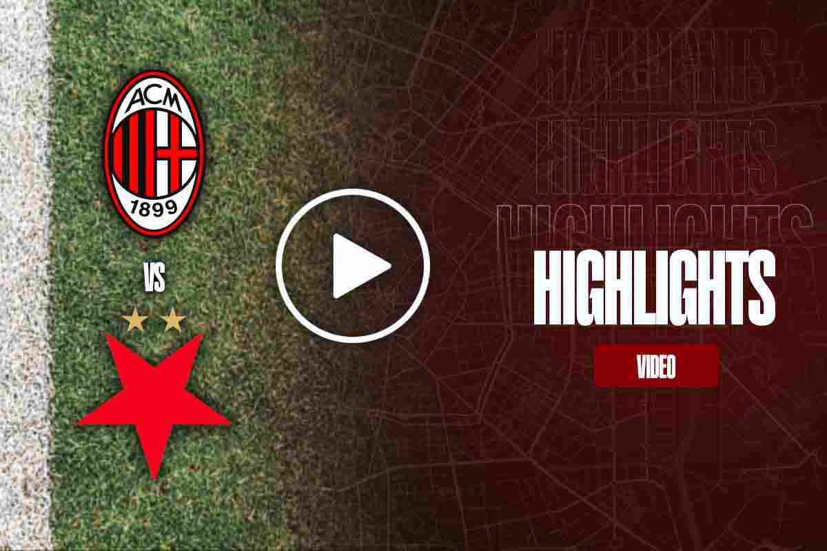 Milan Slavia highlights video Europa League