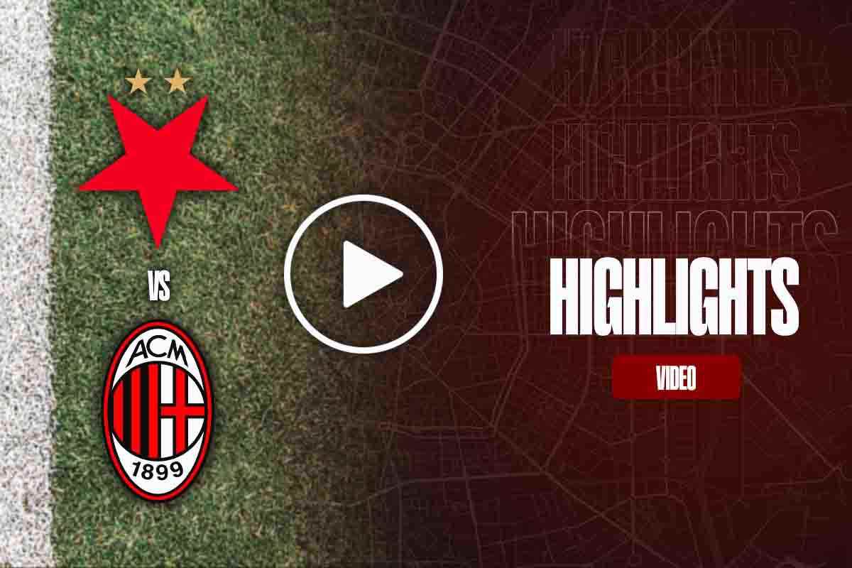 Slavia Praga Milan video highlights Europa League