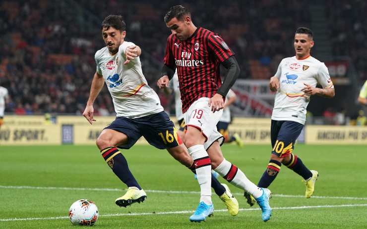 Milan Lecce formazione titolare debutto Pioli