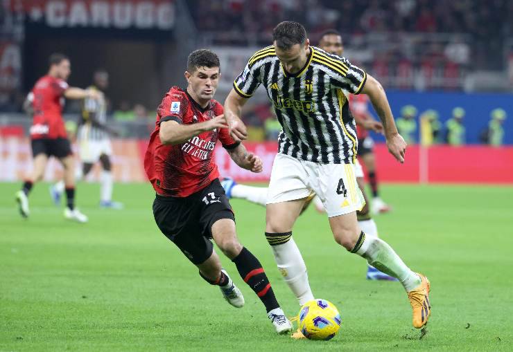 Milan Juve secondo posto Serie A qualificazione Supercoppa