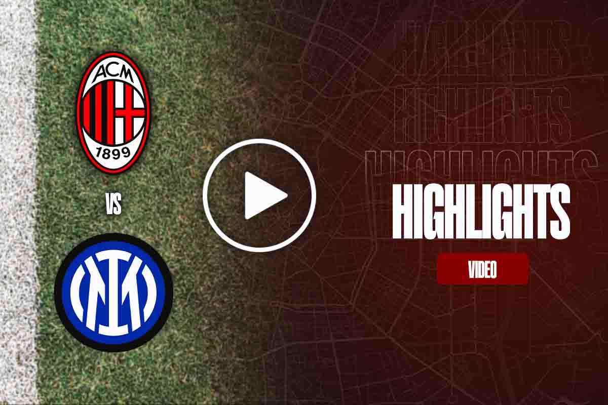 Milan Inter video highlights Derby