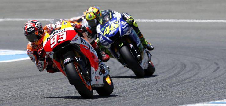 Valentino Rossi e Marc Marquez