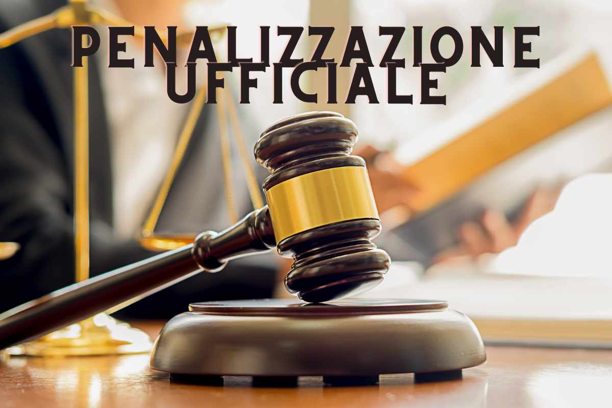 Penalizzazione ufficiale: che mazzata