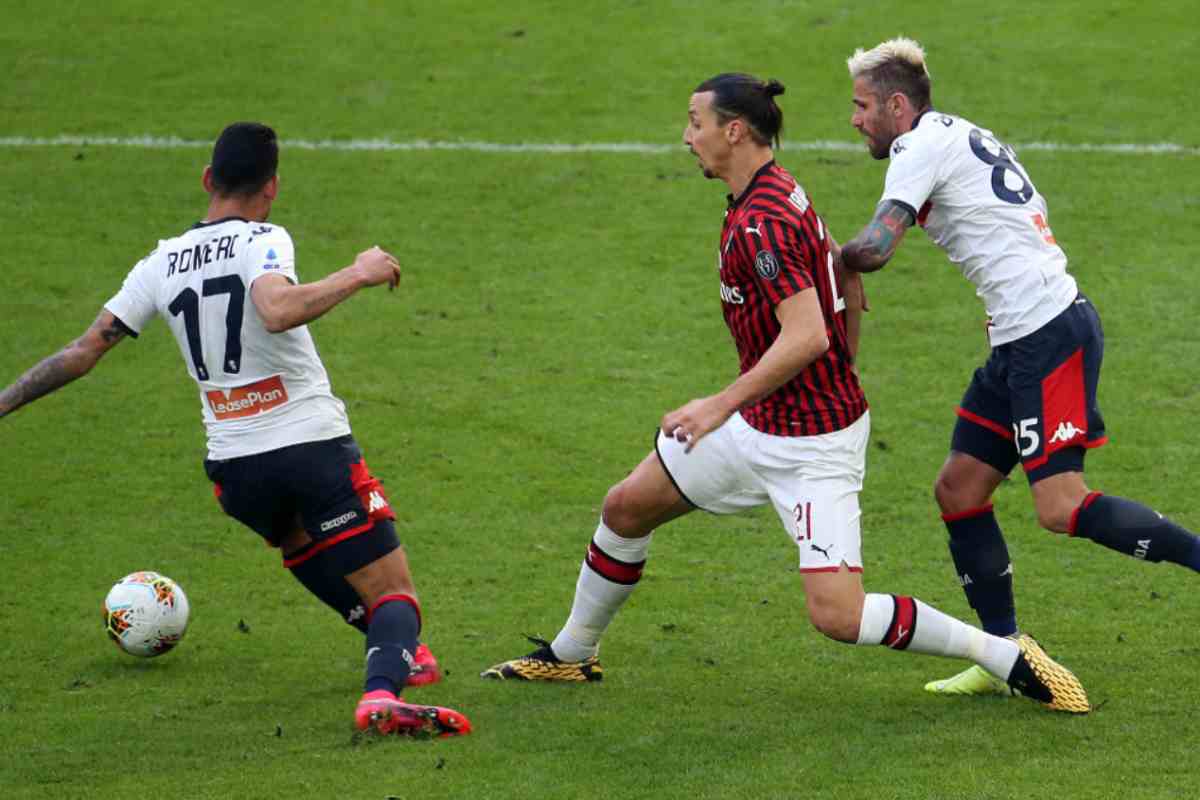 Milan Genoa racconto partita 2020 pre lockdown
