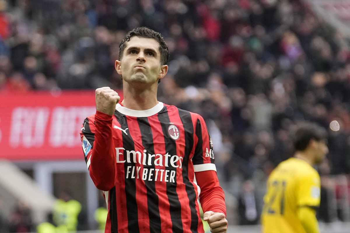 Pulisic esulta dopo il gol 