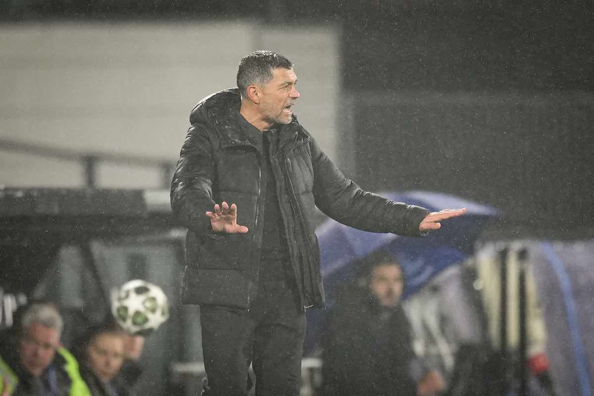 Conceicao durante la partita contro il Feyenoord