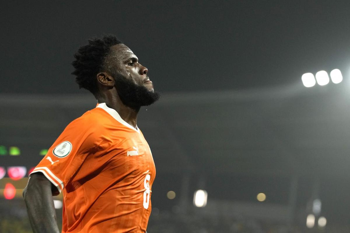 Kessié con la maglia della Costa d'Avorio