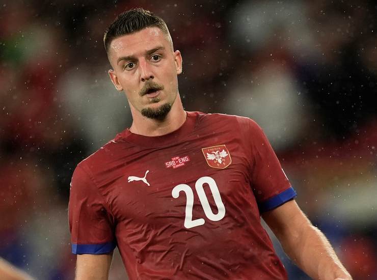 Milinkovic Savic con la maglia della Serbia