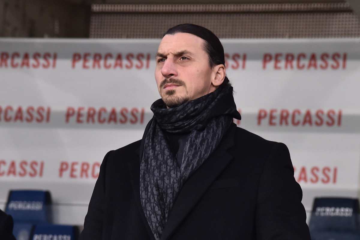 Ibrahimovic dirigente del Milan a bordocampo