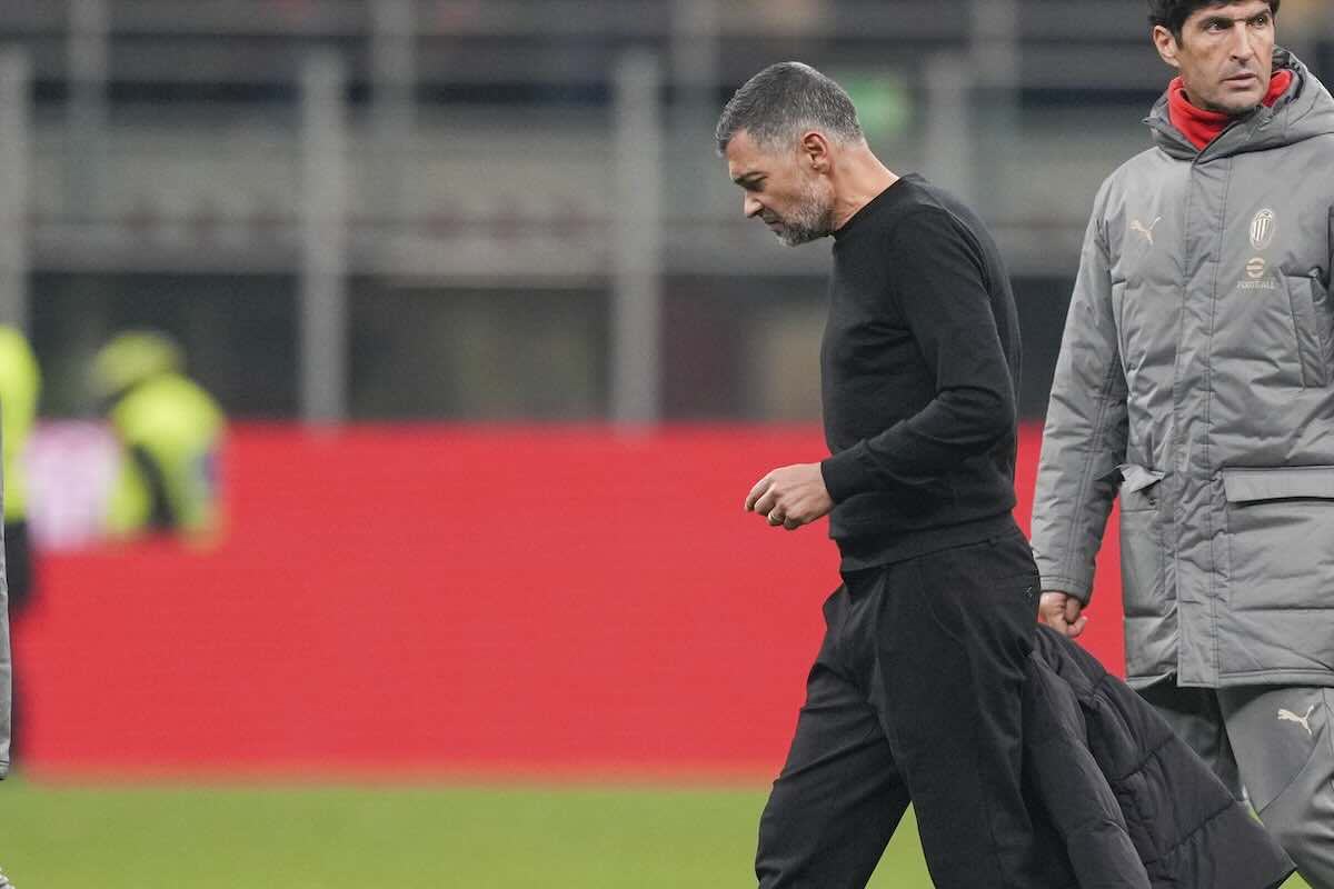 Conceicao lascia il campo a testa bassa