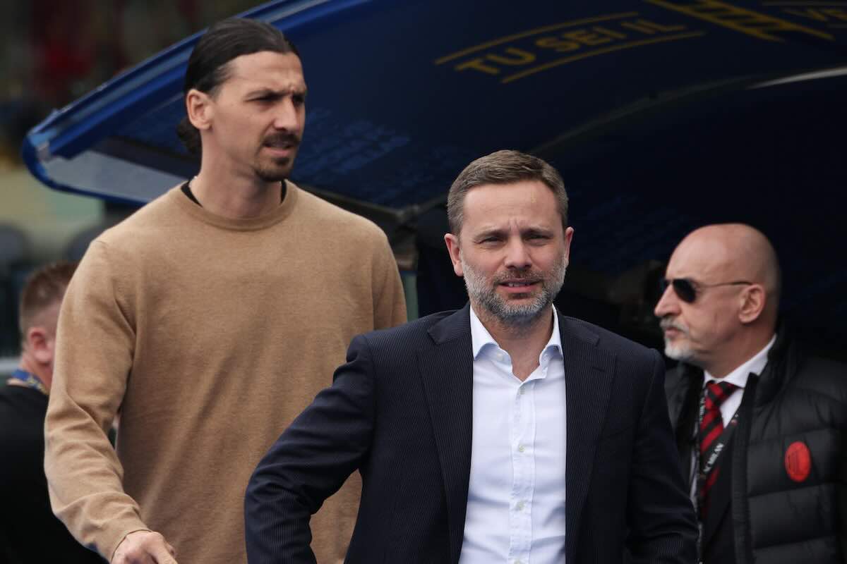 Furlani e Ibrahimovic entrano in campo