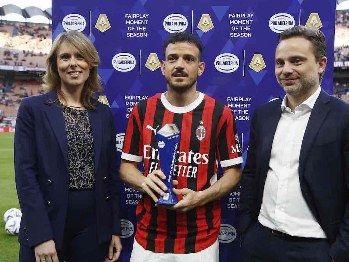 Florenzi premiato come miglior giocatore 