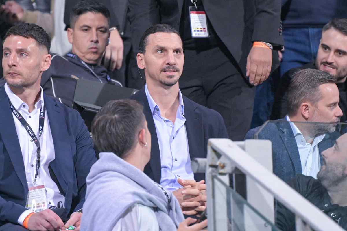 Ibrahimovic in tribuna 
