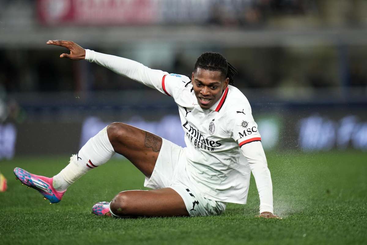 Leao nel corso di Bologna-Milan