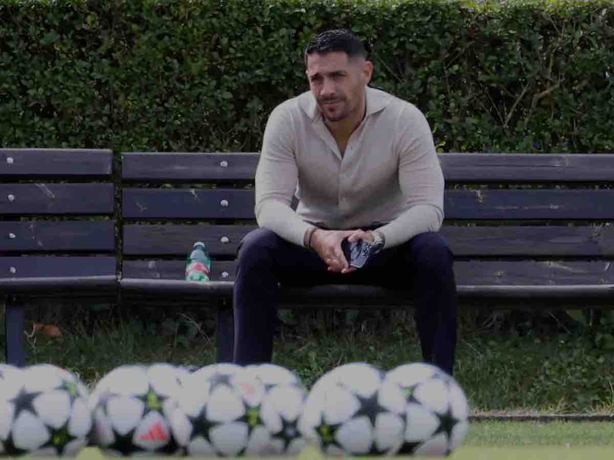 Moncada sulla panchina di Milanello