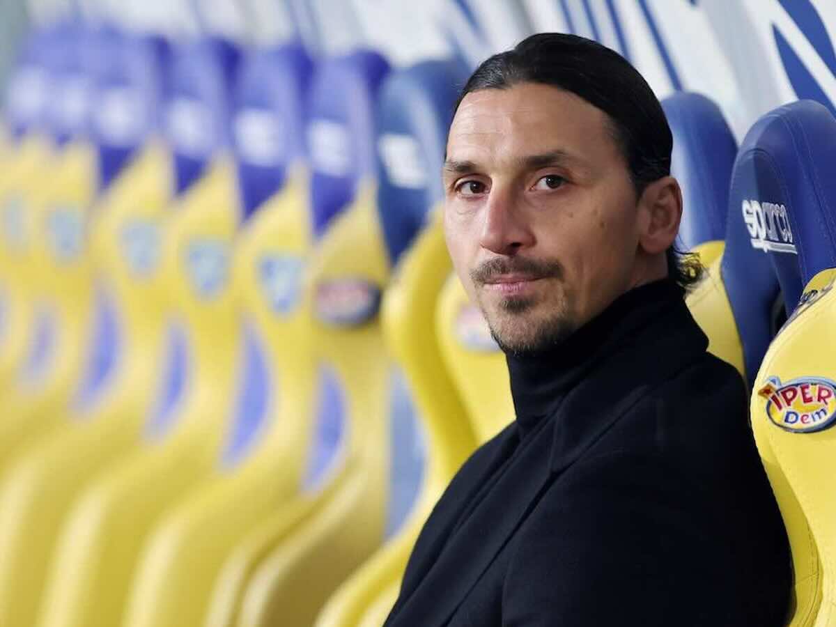 Ibrahimovic in panchina