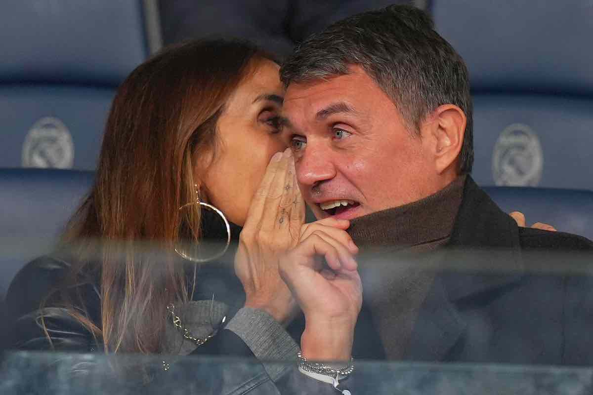 Maldini e la moglie