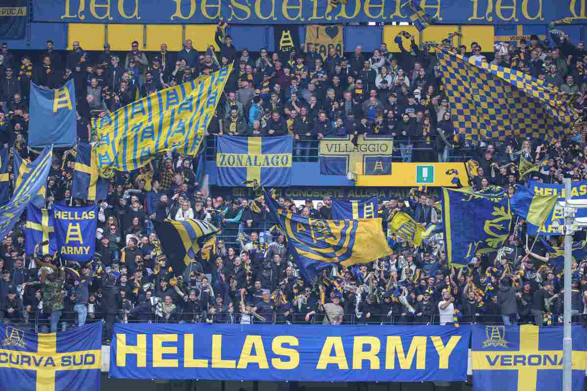 I tifosi dell'Hellas Verona
