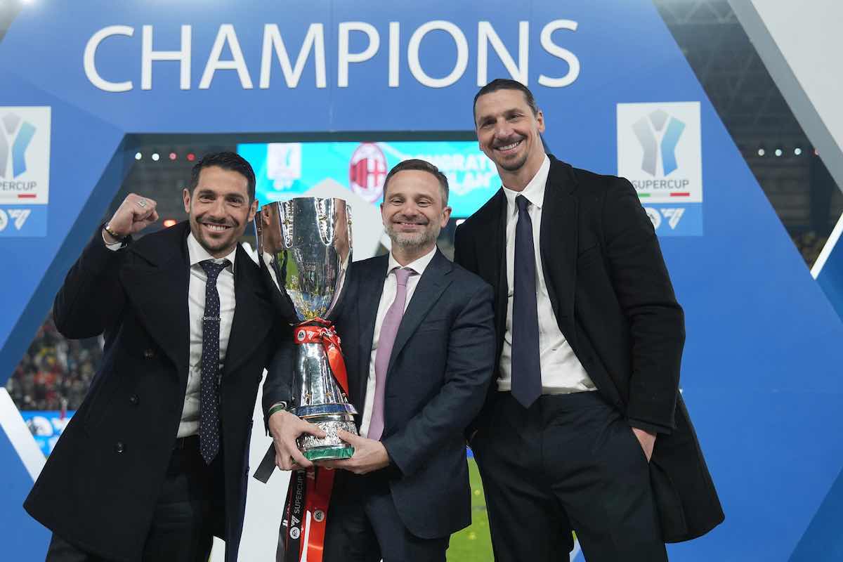 Furlani Ibrahimovic e Moncada con la Supercoppa