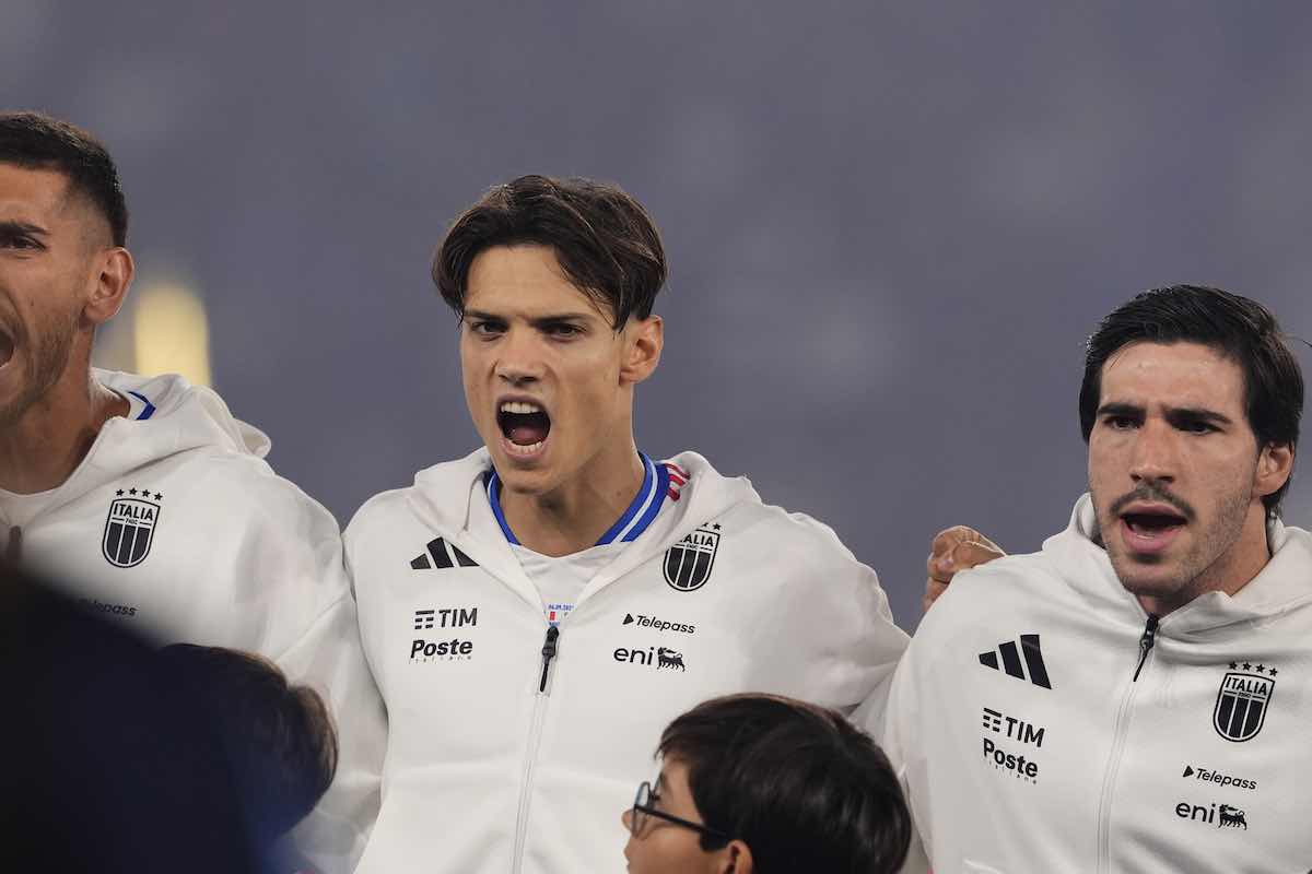 Ricci con Pellegrini e Tonali