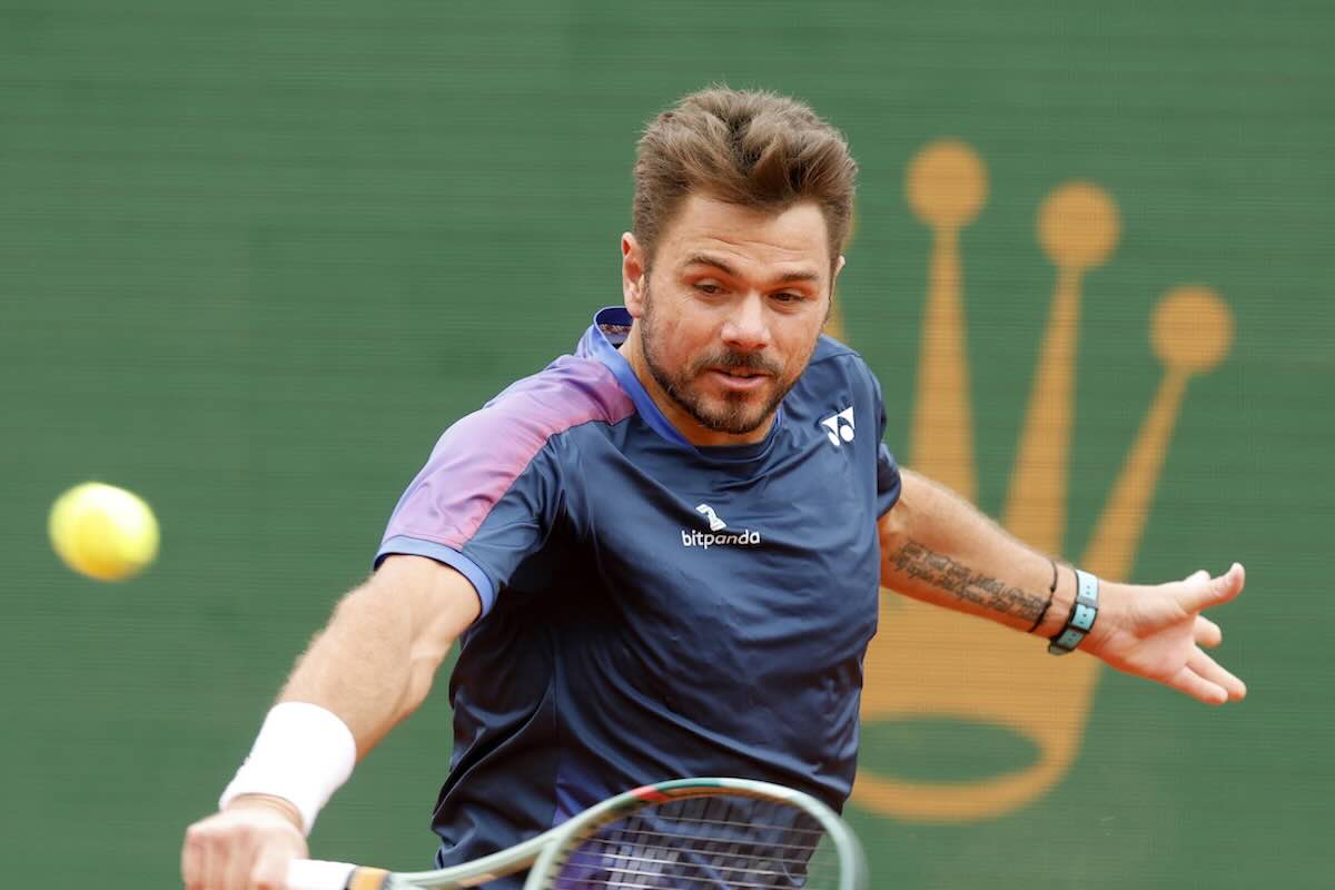 Wawrinka durante una partita