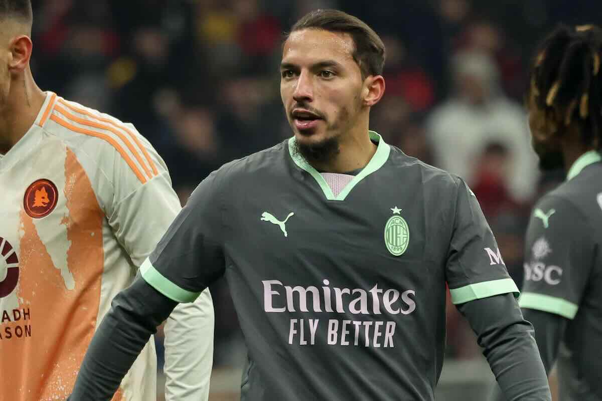 Bennacer durante una partita col Milan