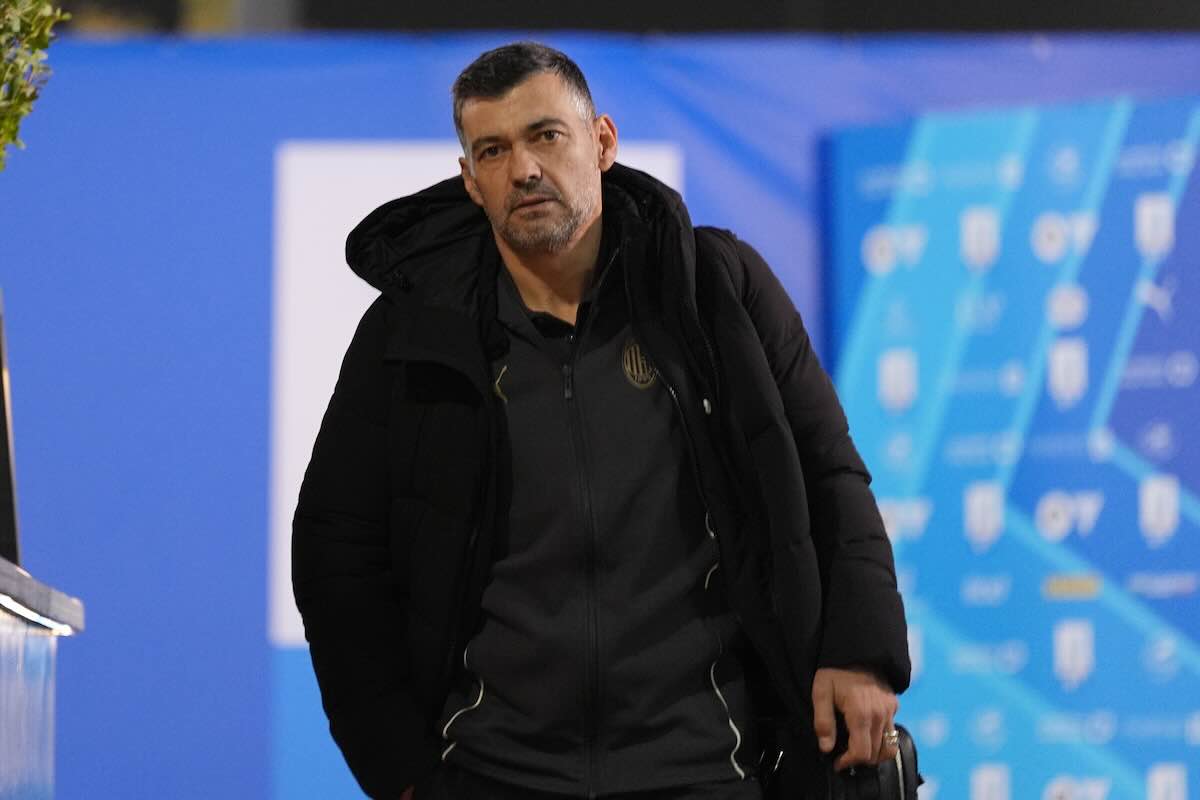 Conceicao entra allo stadio