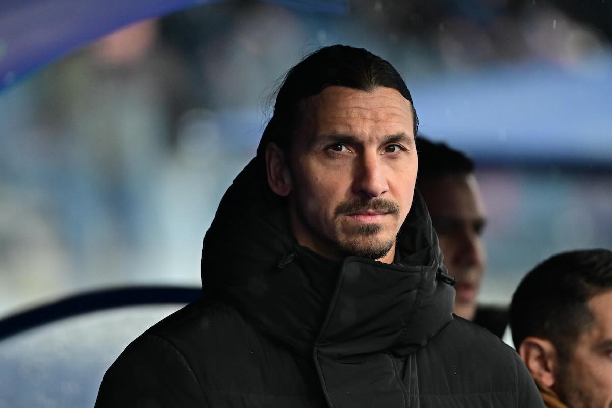 Ibrahimovic in panchina