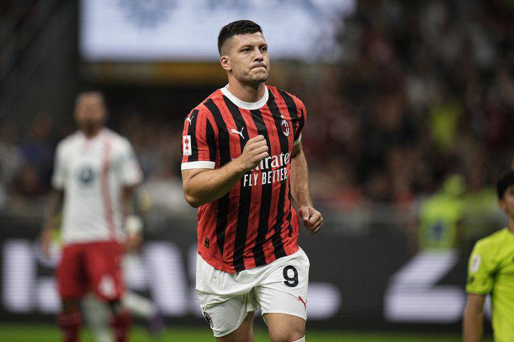 Jovic durante una partita