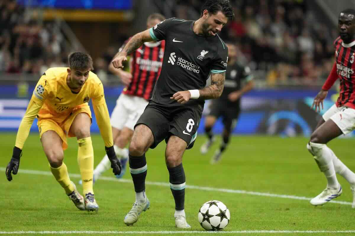 Torriani durante Milan-Liverpool