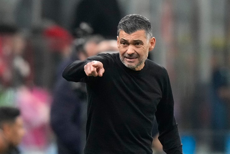Il tecnico del Milan, Sergio Conceicao