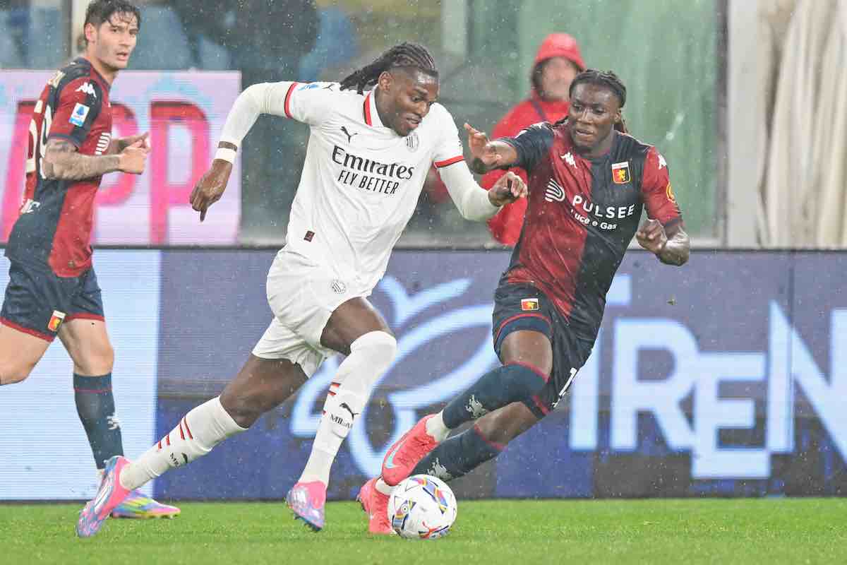 Leao nel match contro il Genoa