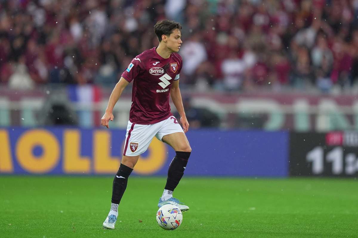 Samuele Ricci in campo