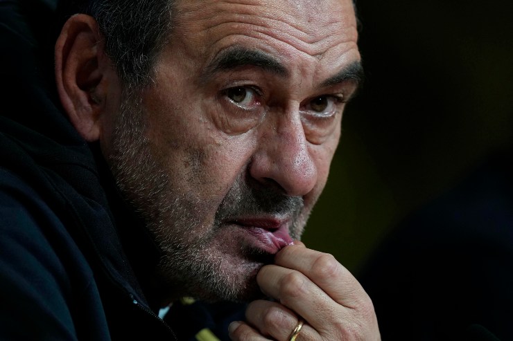 Maurizio Sarri, ex tecnico di Juve e Lazio