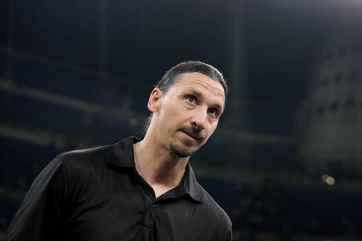 Zlatan Ibrahimovic dirigente del Milan a San Siro