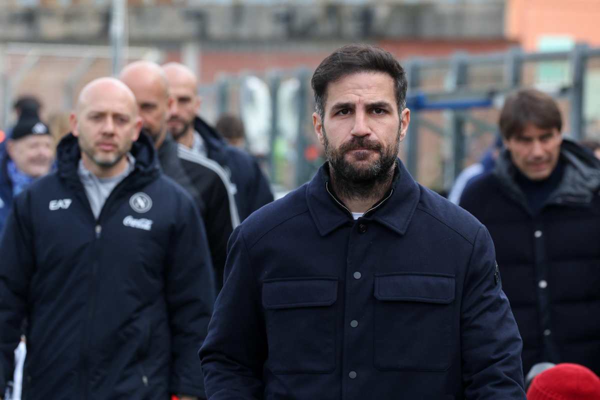 Fabregas in panchina