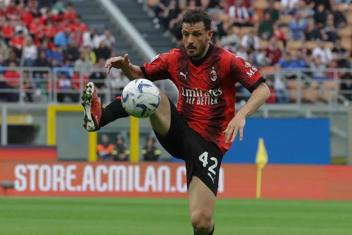 Florenzi durante una partita con il pallone