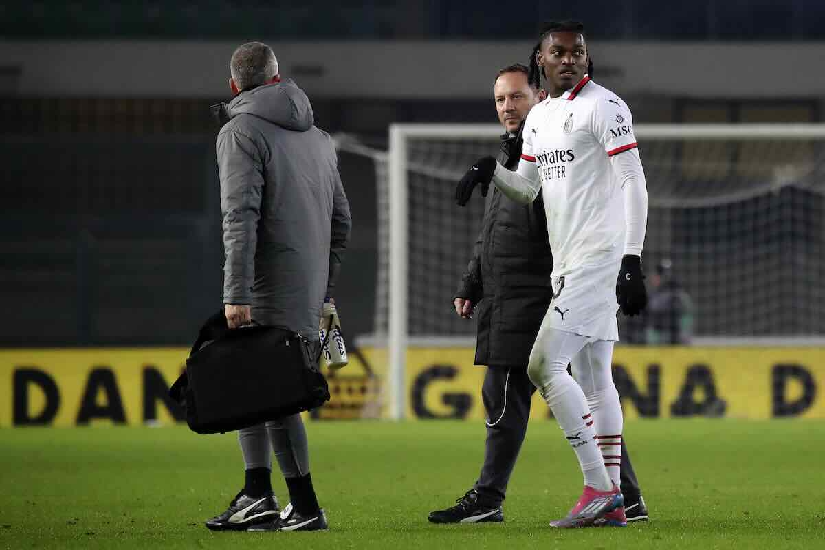 Leao esce dal campo