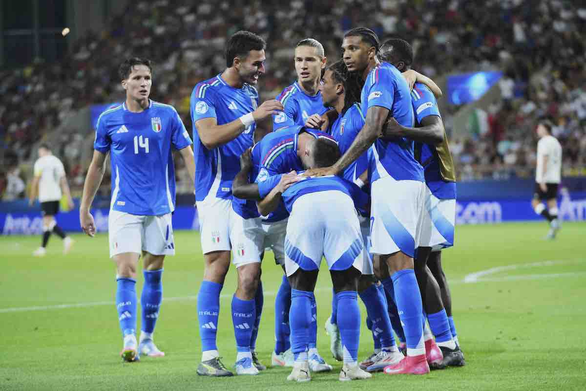 Italia festeggia il gol