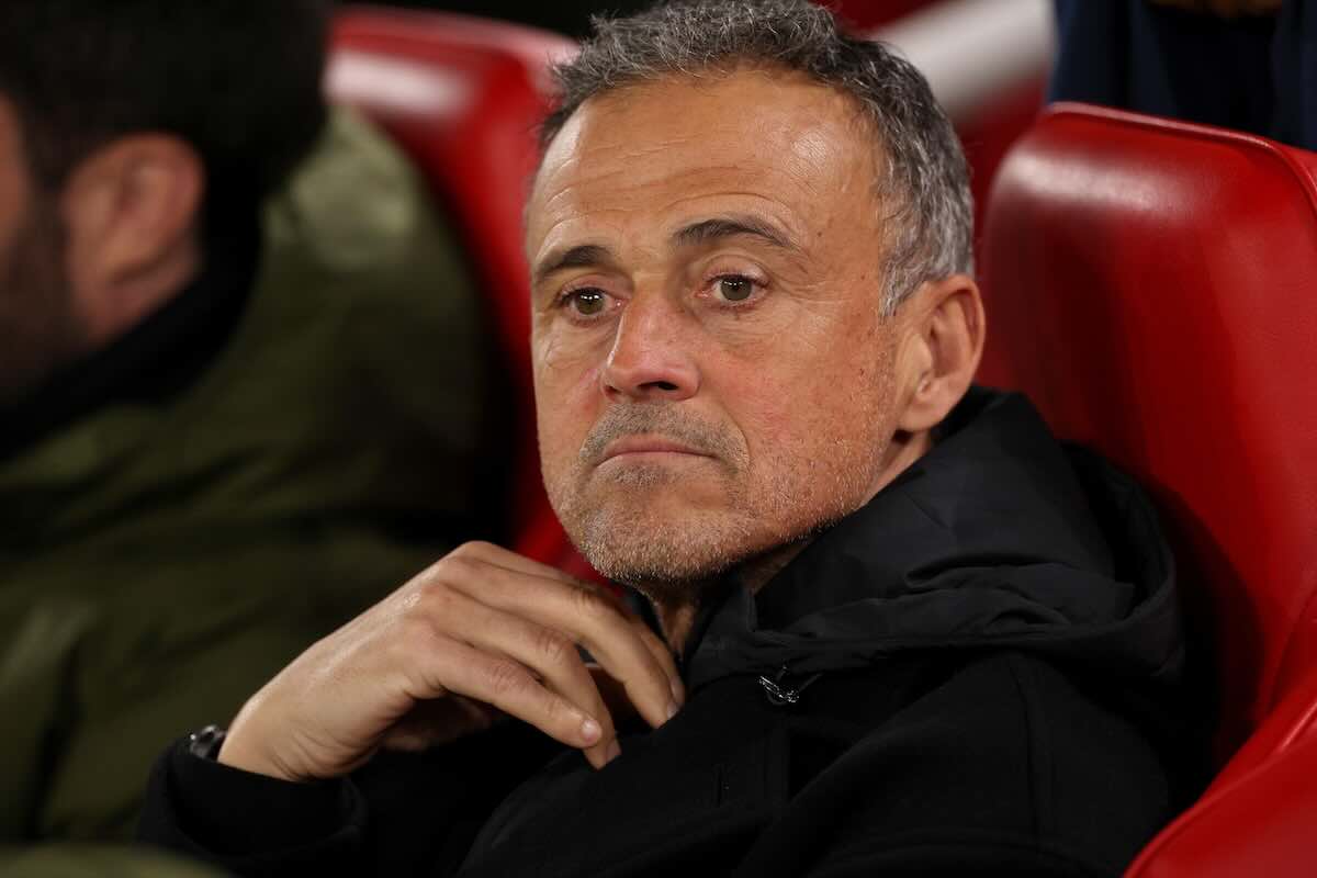 Luis Enrique in panchina