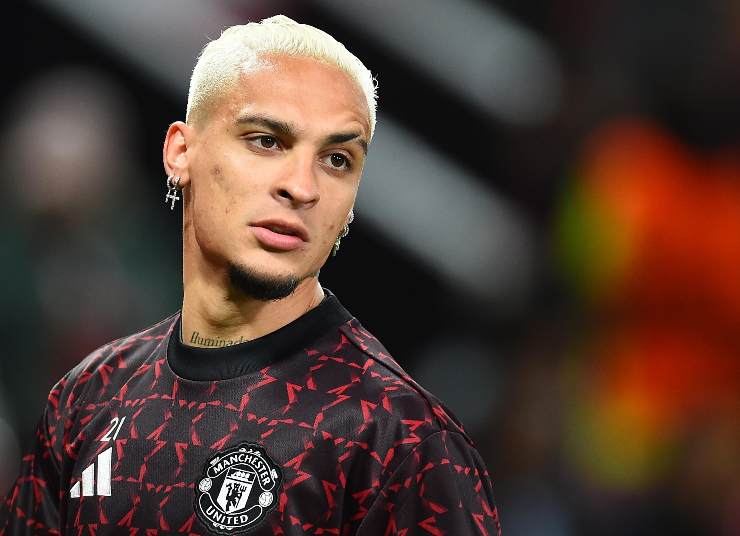 Antony calciatore del Manchester United