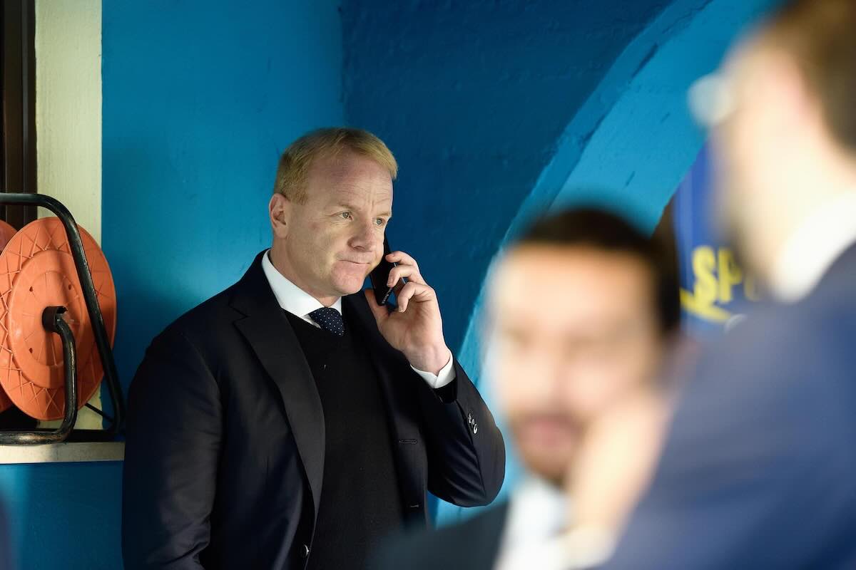 igli tare al telefono prima della gara frosinone-lazio