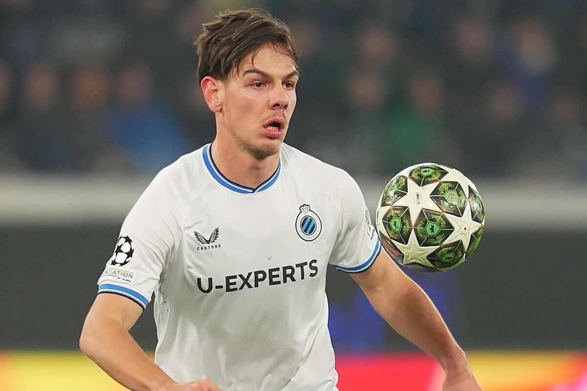 Jashari con il pallone