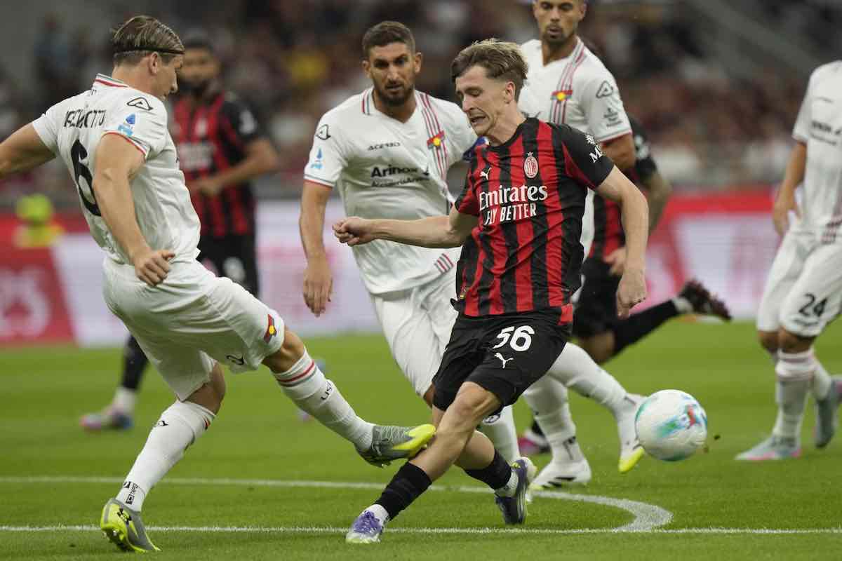 Alexis Saelemaekers contro la Cremonese