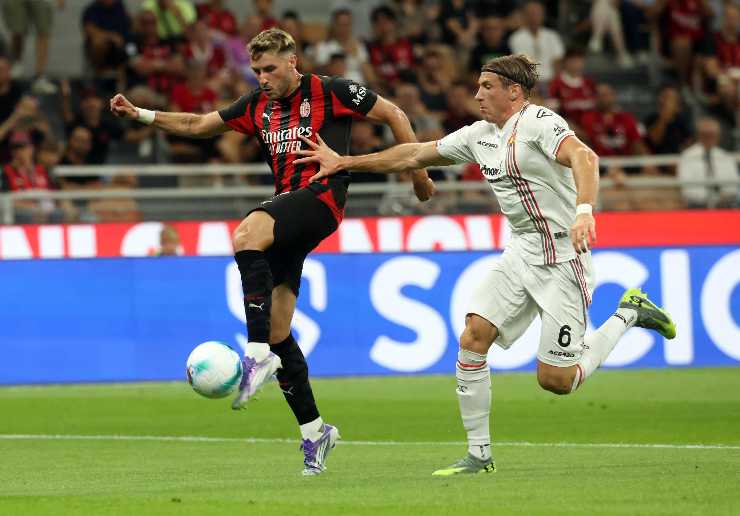 Santi Gimenez e Baschirotto in Milan-Cremonese a San Siro