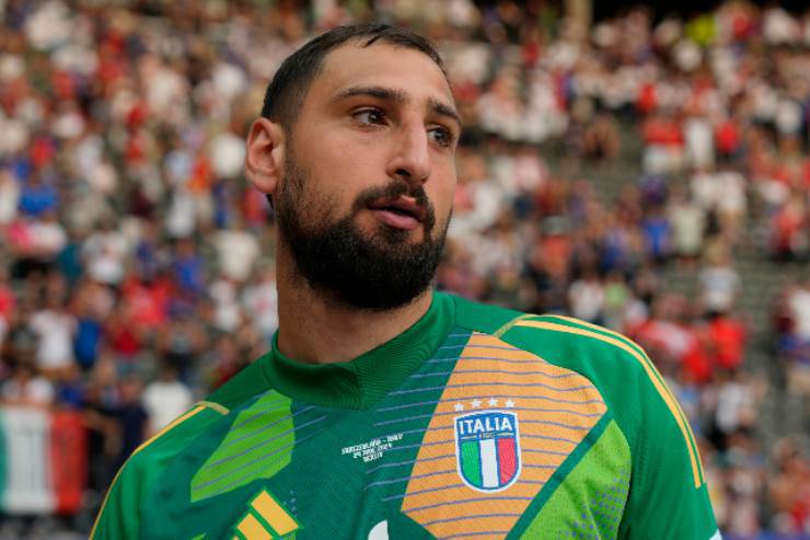 Donnarumma in primo piano