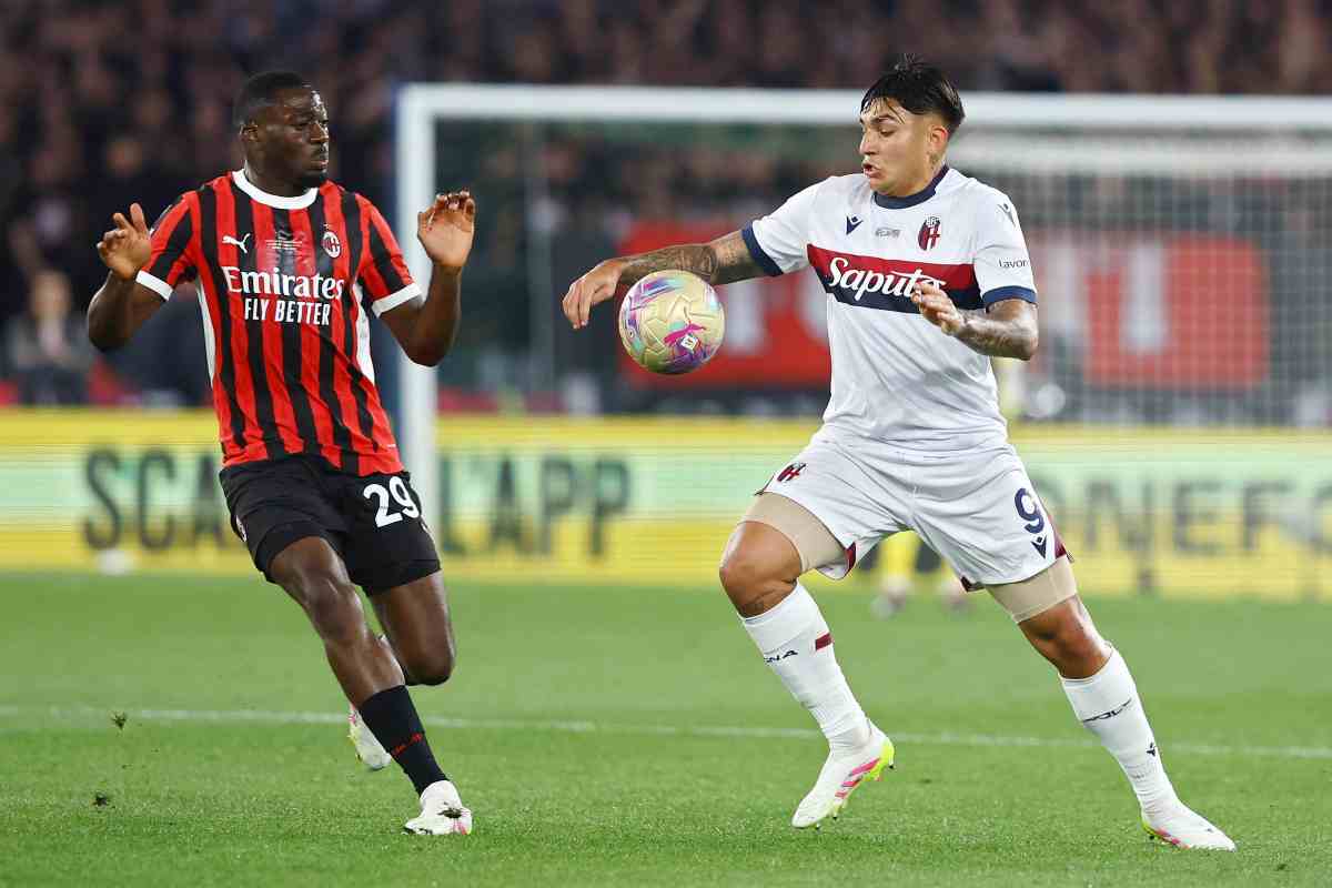 Fofana sfida Castro in Bologna Milan finale di Coppa Italia