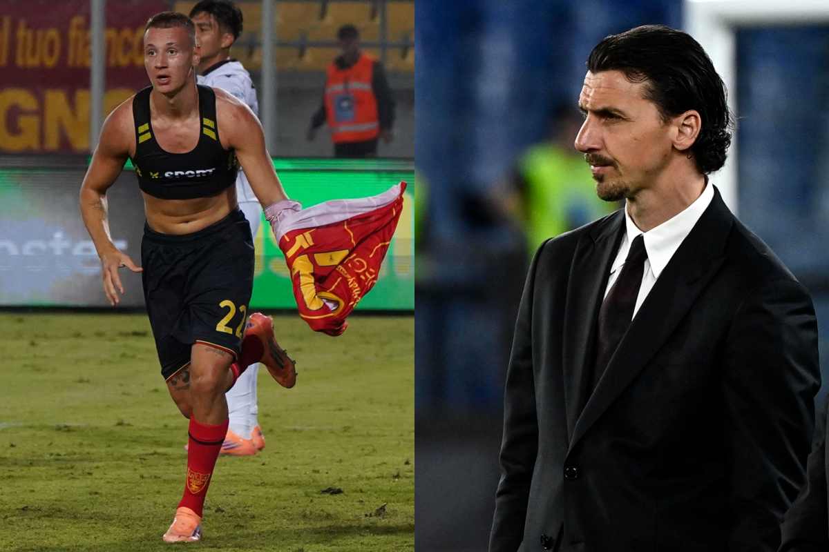 Francesco Camarda e Zlatan Ibrahimovic