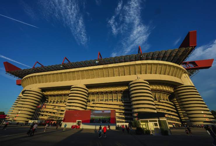 Stadio San Siro a Milano visto dall'esterno